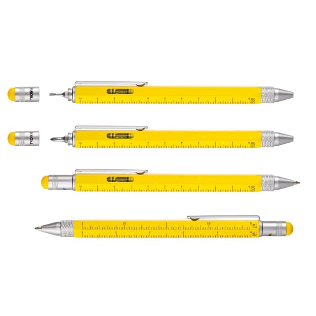 TROIKA Construction BP pen yellow/silver