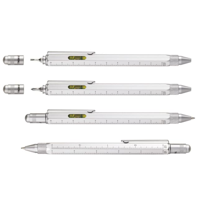 TROIKA Construction BP pen silver
