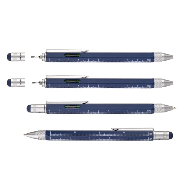 TROIKA Construction BP pen blue/silver