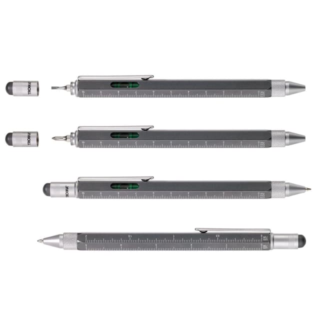 TROIKA Construction BP pen titanium/silver