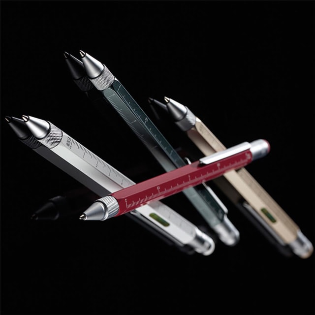 TROIKA Construction BP pen titanium/silver