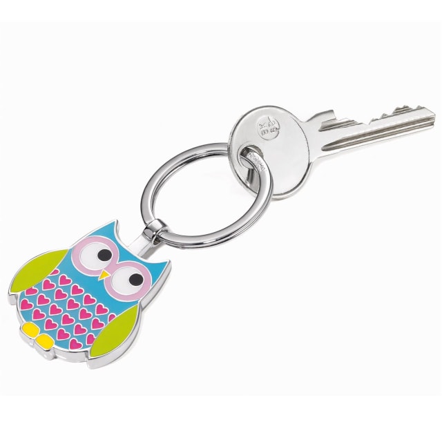 TROIKA Keyring Owl Rosy multicoloured