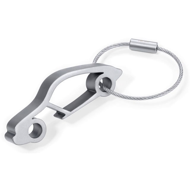 TROIKA Keyring Bottle opener sports car silver