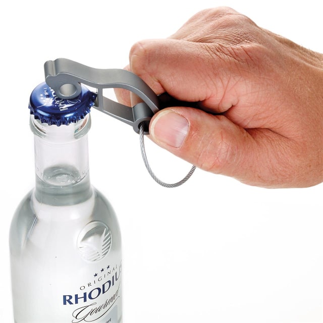 TROIKA Keyring Bottle opener sports car silver