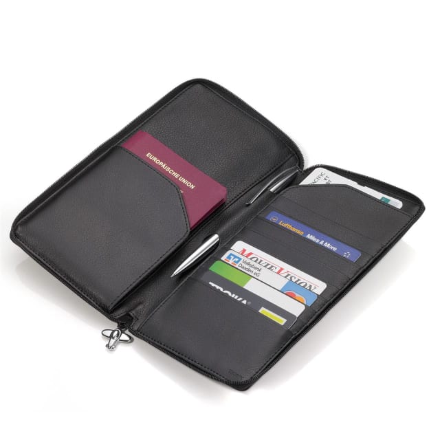 TROIKA Travel case zip, BP & stylus black