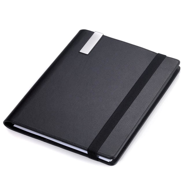 TROIKA Travel folder w/A4 notepad black