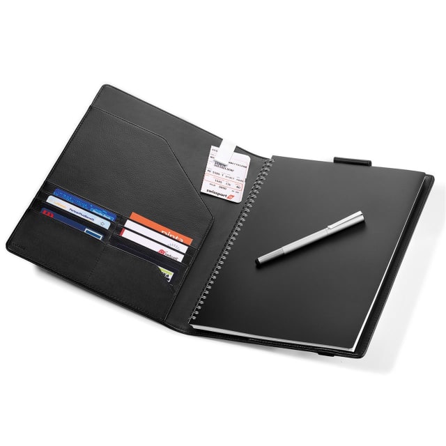 TROIKA Travel folder w/A4 notepad black