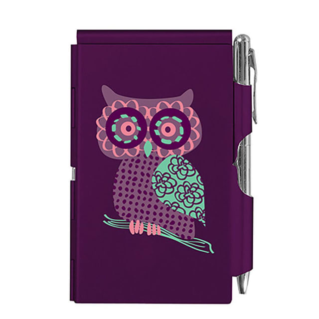 TROIKA Flip Notes® OWL w/BP purple