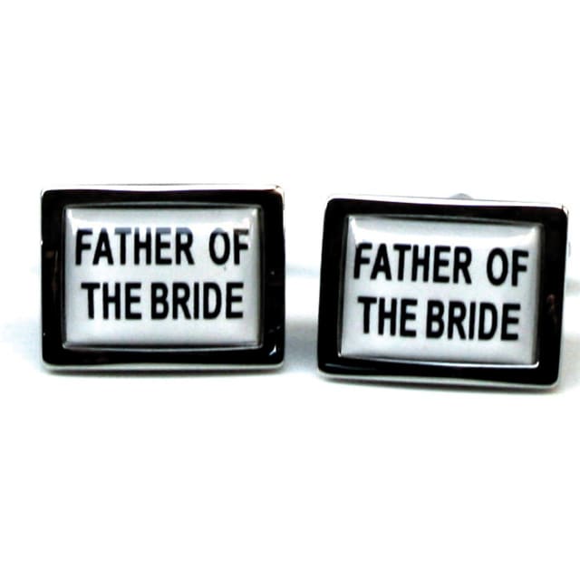 GDESIGN 101FOB FATHER OF BRIDE CUFFLINKS