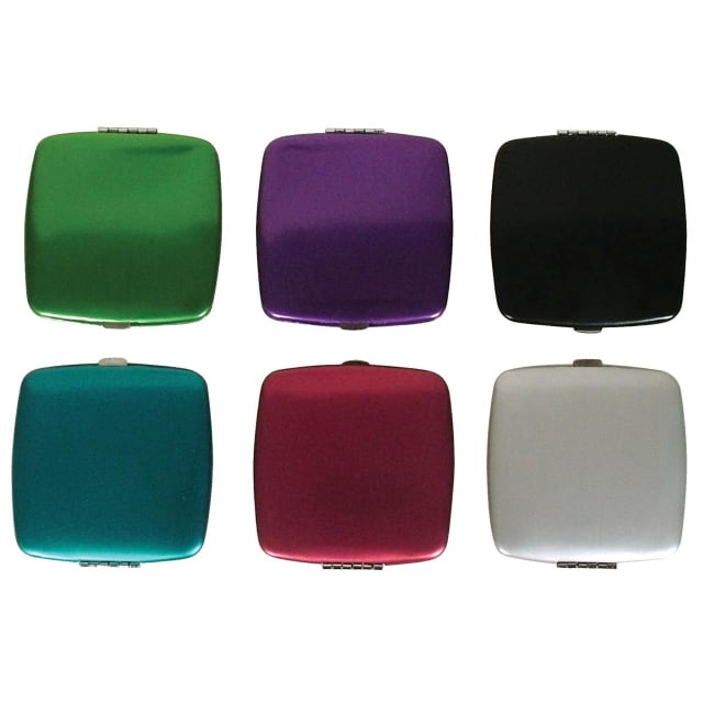 GDESIGN COMPACT MIRROR ANODIZED 6 ASSRT COL(12=1