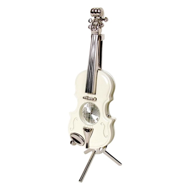 ARTEX VIOLIN CLOCK CREAM