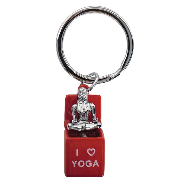 GDESIGN YOGA IN THE BOX KEYRING RED