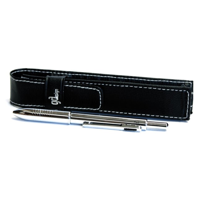 GDESIGN 3IN1 ANODISED BARREL PEN LEATHER CASE