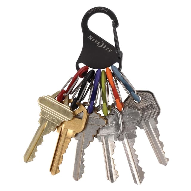NITE IZE KeyRack S-Biner Black/Plastic S-Biners
