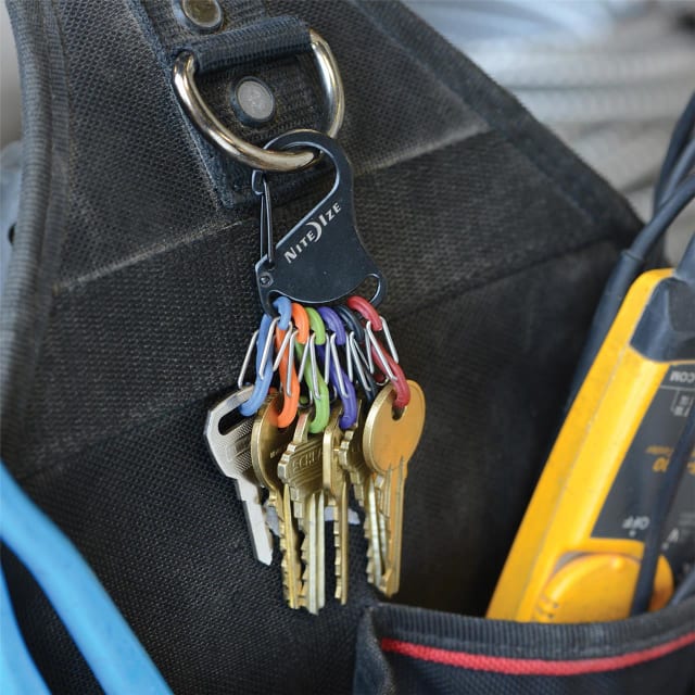 NITE IZE KeyRack S-Biner Black/Plastic S-Biners