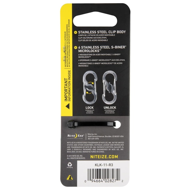 NITE IZE KeyRack Locker Steel - S-Biner