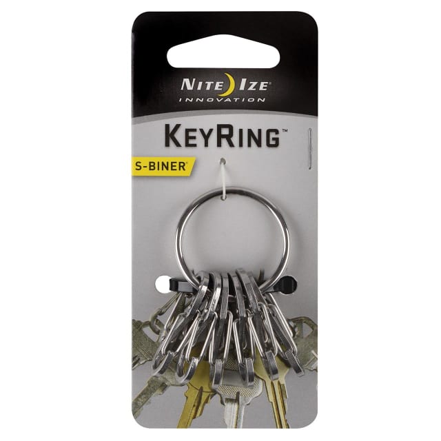 NITE IZE KeyRing Steel - S-Biner - Stainless