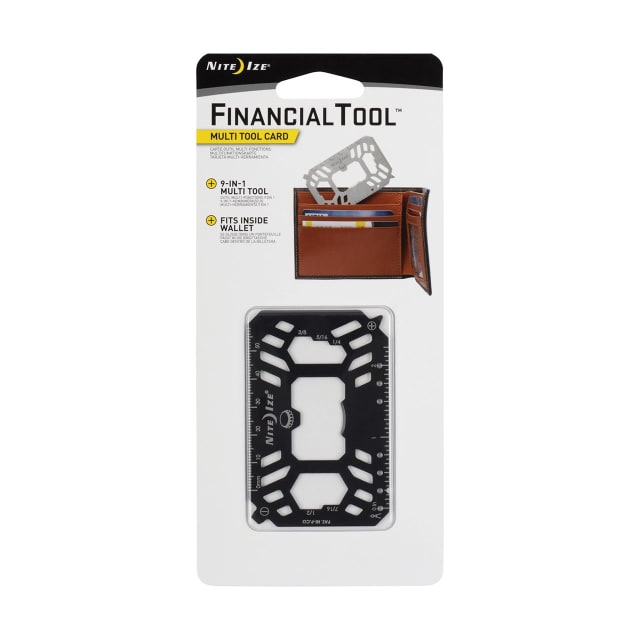 NITE IZE Financial Tool Multi Tool Card - Black