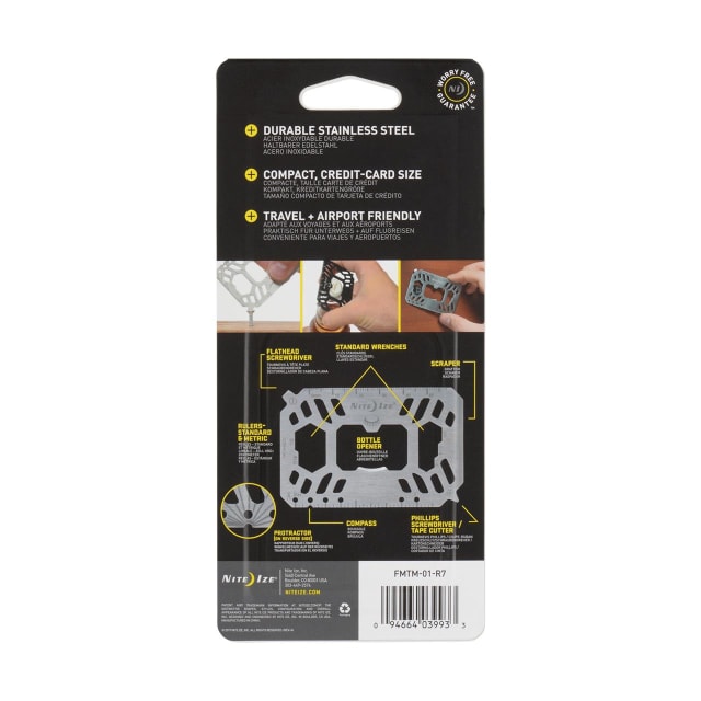 NITE IZE Financial Tool Multi Tool Card - Black