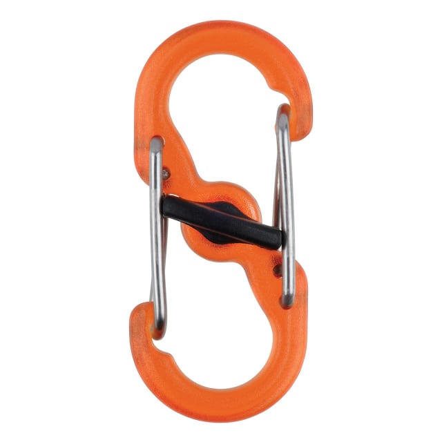 NITE IZE S-Biner MicroLock Polycarbonate 2Pk Orng