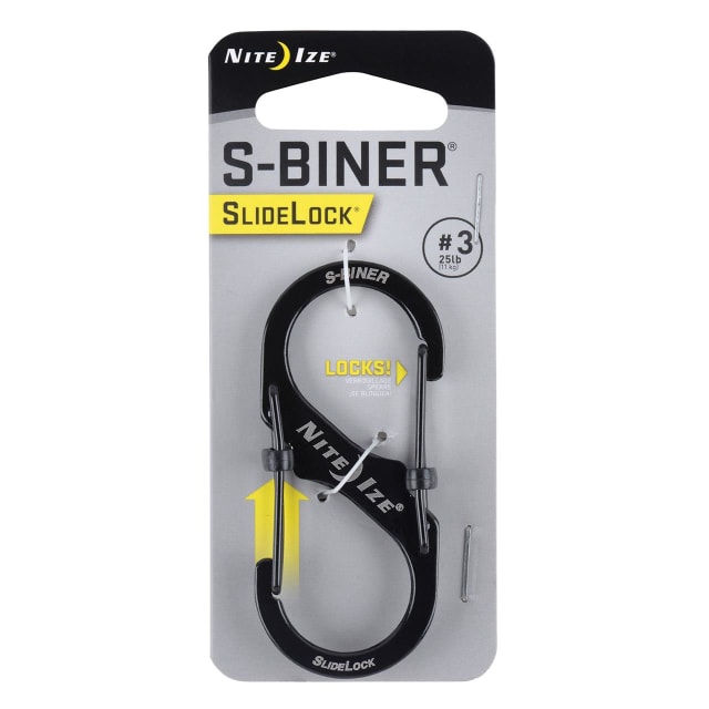 NITE IZE S-Biner SlideLock #3 - Black