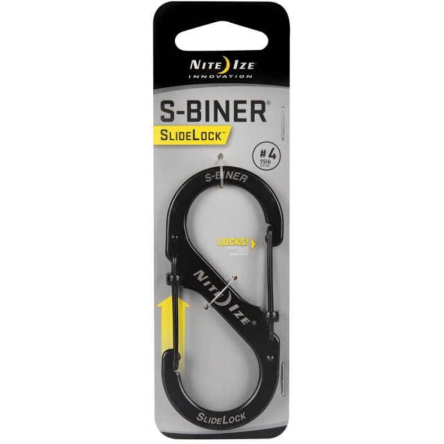 NITE IZE S-Biner SlideLock #4 - Black