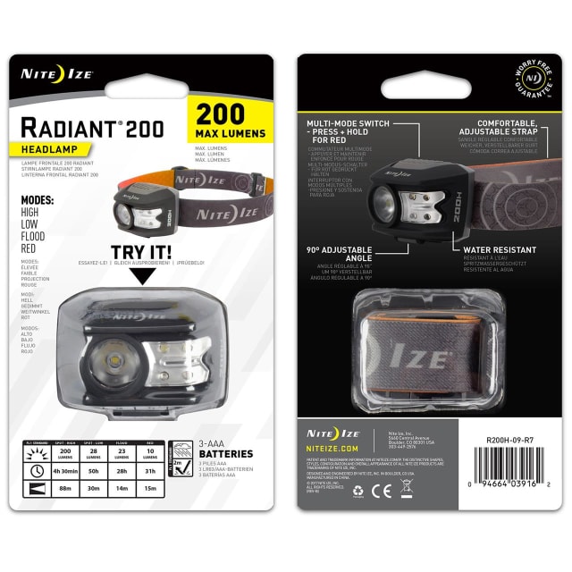NITE IZE Radiant 200 Headlamp