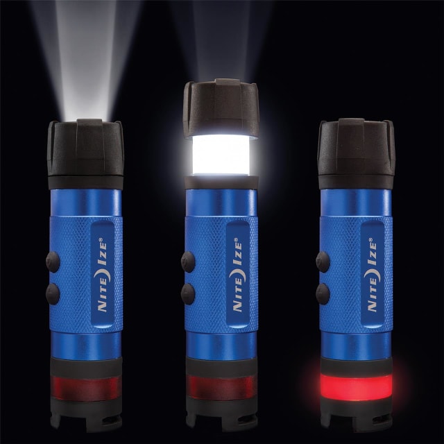 NITE IZE Radiant 3-in-1 LED Mini Flashlight Blue