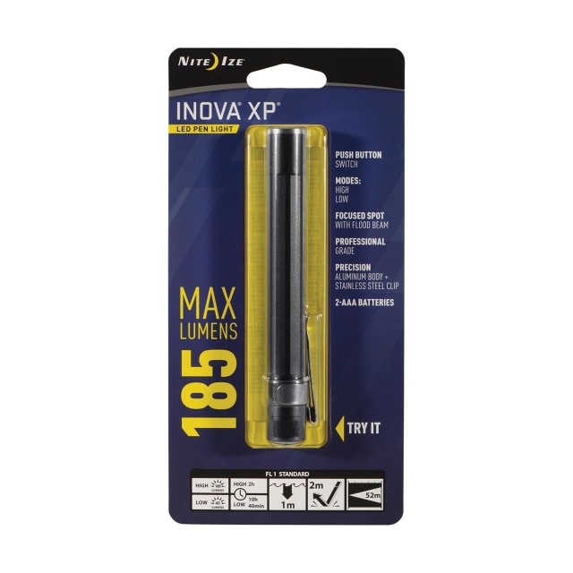NITE IZE XP LED Pen Light - Black 144 LUMENS