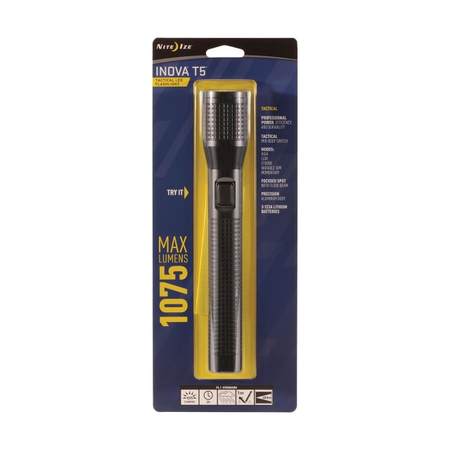 NITE IZE T5 Tactical LED Flashlight Black