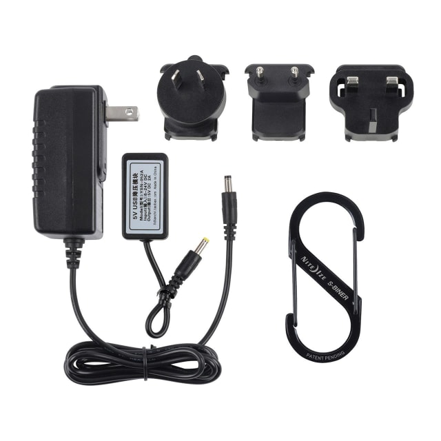 NITE IZE T10R Rech Tactical LED Flight+Power Int Plug Black