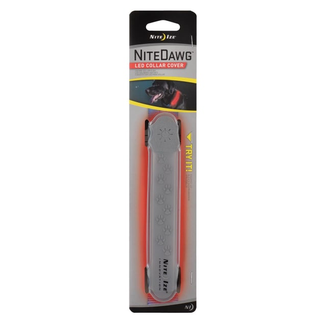 NITE IZE Nite Dawg LED Collar Cover - Grey