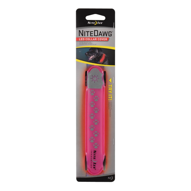 NITE IZE Nite Dawg LED Collar Cover - Pink