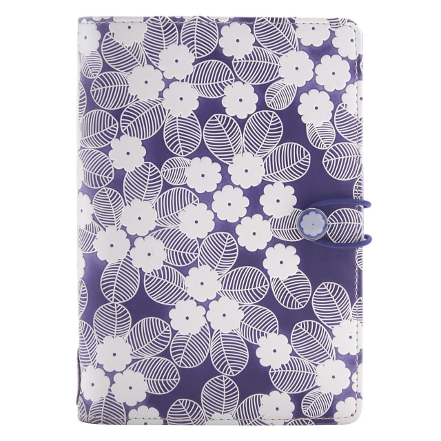 FILOFAX PER IMPRESSIONS ORGANISER PURPLE /WHITE