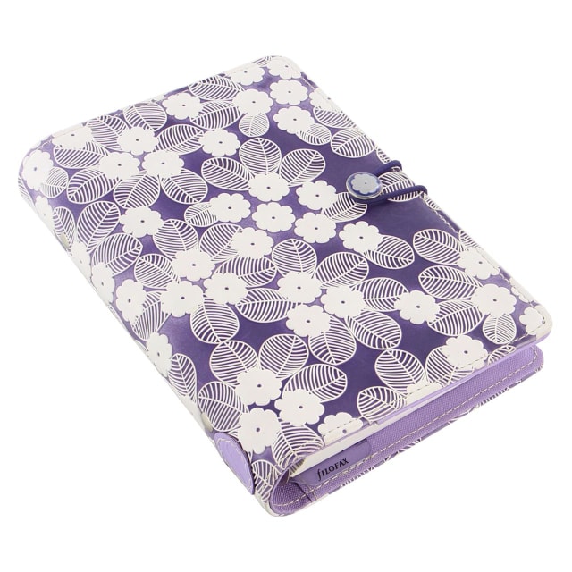 FILOFAX PER IMPRESSIONS ORGANISER PURPLE /WHITE