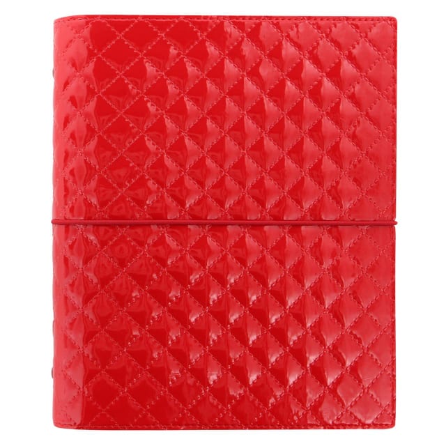 FILOFAX A5 Domino Luxe Organiser Red