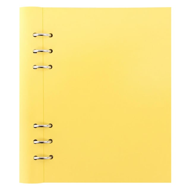 FILOFAX A5 PASTEL CLIPBOOK LEMON