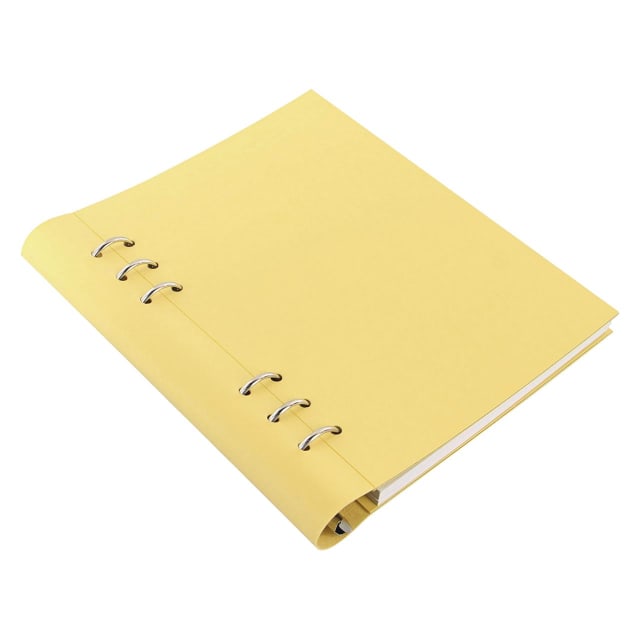 FILOFAX A5 PASTEL CLIPBOOK LEMON