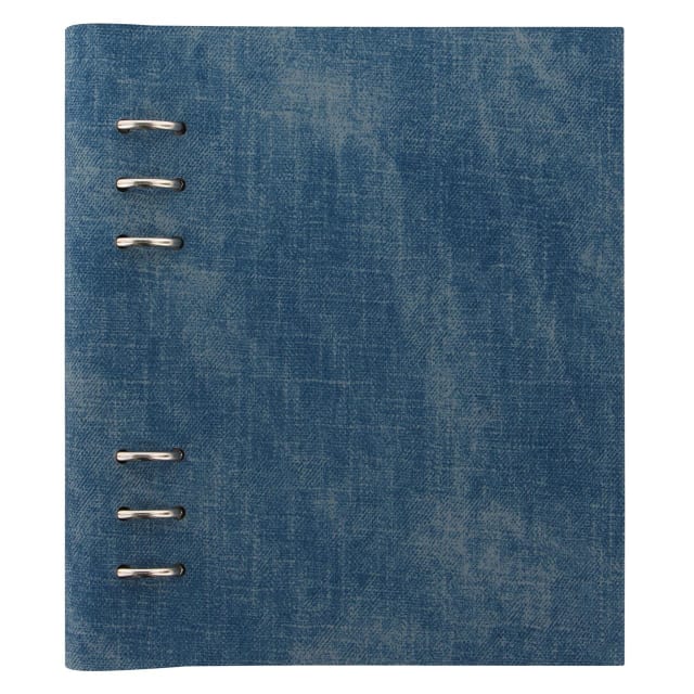 FILOFAX A5 PATTERNS CLIPBOOK DENIM