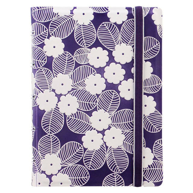 FILOFAX Pkt Impressions Notebook Purple/White