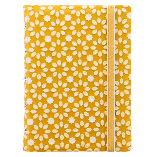 FILOFAX Pkt Impressions Notebook Yellow/White