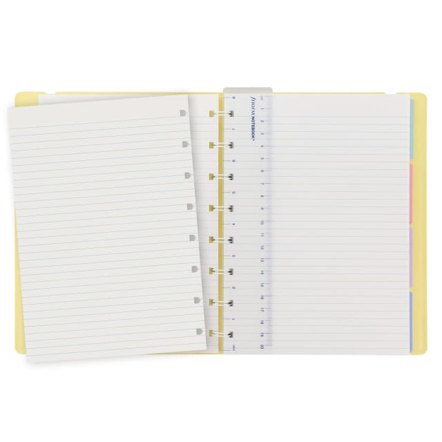 FILOFAX A5 CLASSIC NOTEBOOK PASTEL LEMON