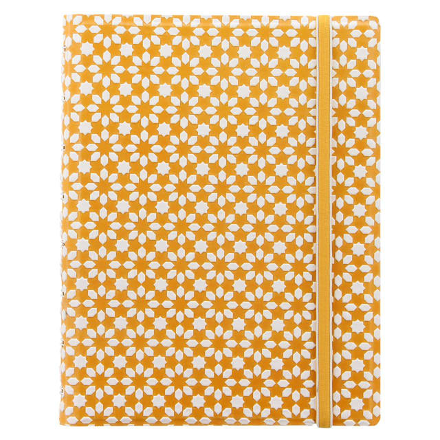 FILOFAX A5 Impressions Notebook Yellow/White