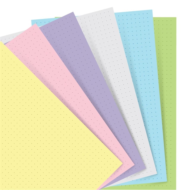 FILOFAX Pkt Notebook Refill Pastel Dotted 60pk