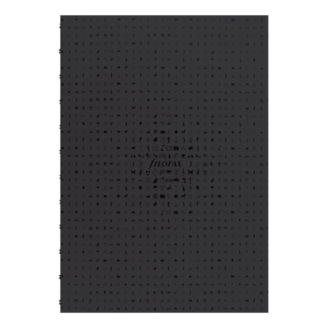FILOFAX A5 Notebook Black Folio Refill 56pk