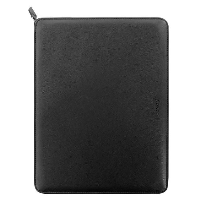 FILOFAX A4 SAFFIANO ZIP FOLIO BLACK