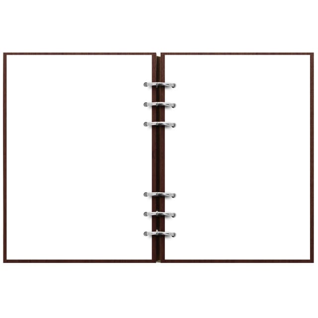 FILOFAX A5 Architexture Clipbook Rosewood