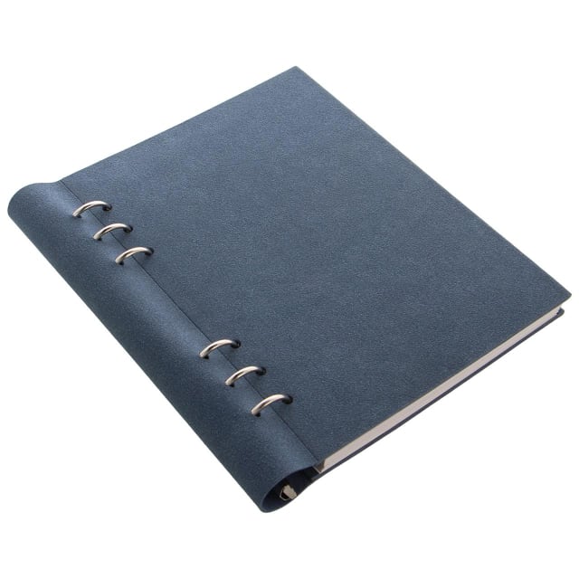 FILOFAX A5 Architexture Clipbook Blue Suede
