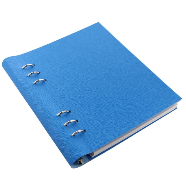 FILOFAX A5 SAFFIANO CLIPBOOK FLRO BLUE