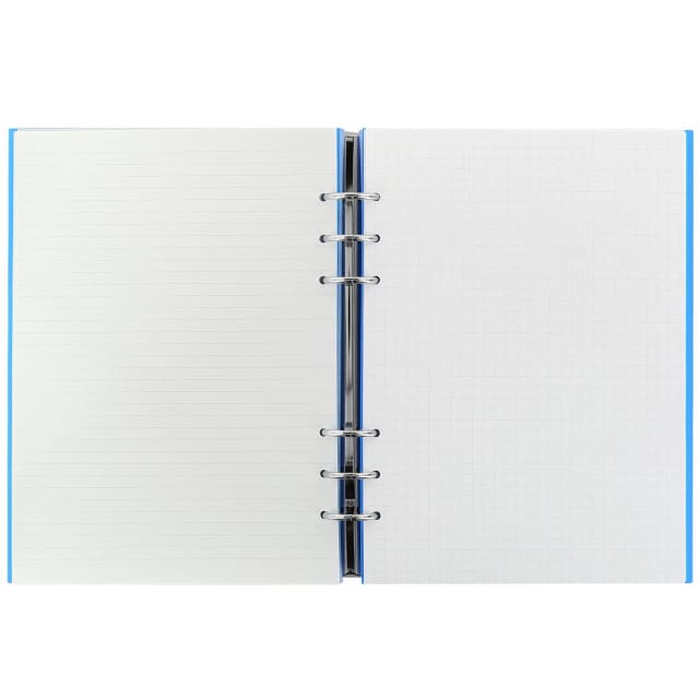 FILOFAX A5 SAFFIANO CLIPBOOK FLRO BLUE